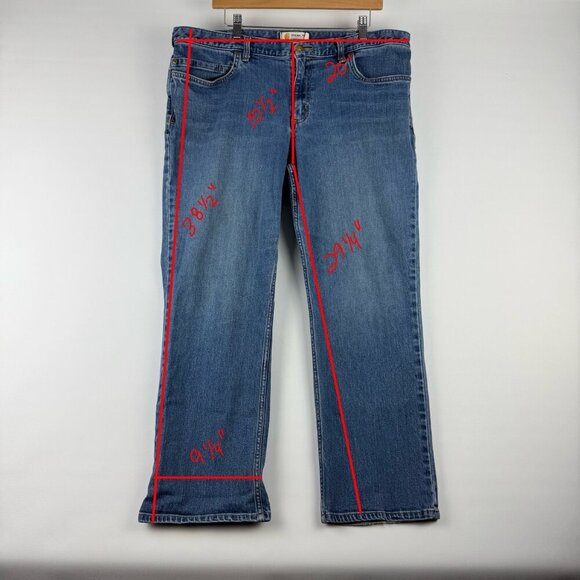 Carhartt Women’s Original Fit Straight Leg Jeans – Size 18 Short - Picture 8 of 8